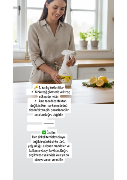 Organik Sertifikalı Çok Amaçlı Temizlik Sirkesi 500 ml fırsatları