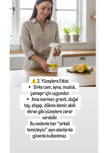 Organik Sertifikalı Çok Amaçlı Temizlik Sirkesi 500 ml