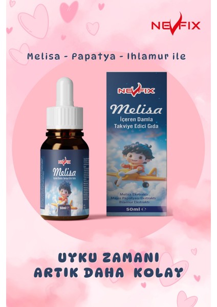 Melisa Papatya Ihlamur Night Bitkisel Damla 50 ml fırsatları
