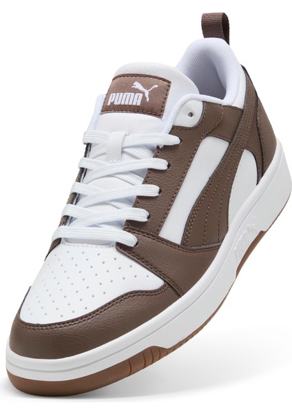 39232859 Rebound V6 Low Wpuma Beyaz - Kahverengi Kadın Lifestyle Ayakkabı fırsatları
