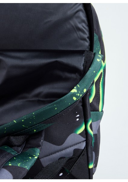 Siyah - Gri Erkek Çocuk Sırt Çantası 25422-HYPE Kamujlaj Sırt Çantası fırsatları