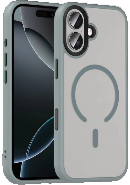 Apple iPhone 17 Megane Magsafe Kapak - Titan Gri