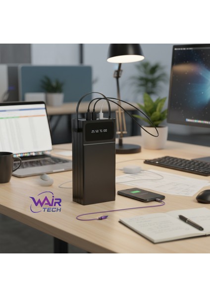 30000 Mah 22.5 Watt Turbo Hızlı Powerbank Taşınabilir Şarj Cihazı Power Bank (Iphone Android Uyumlu) fırsatları