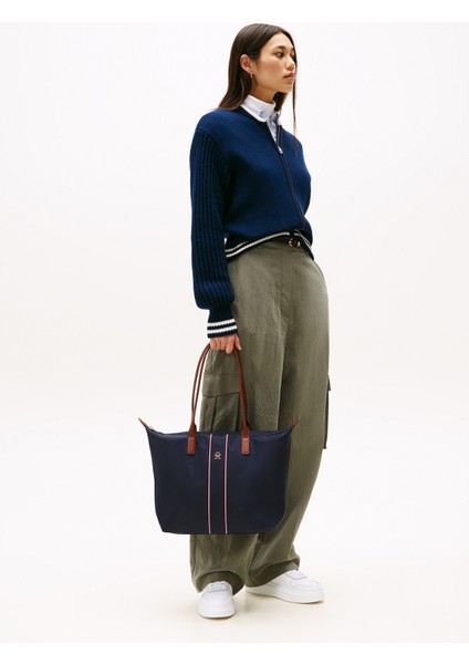 Lacivert Kadın Tote Çanta AW0AW177060GY indirimleri