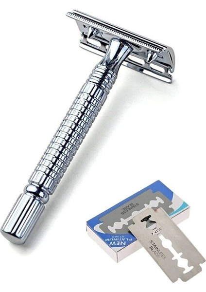 Rimei Manuel Tıraş Aleti - Geleneksel Tıraş Makinesi 7 Parça Tıraş Seti 7175251