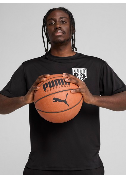 63049901 Posterize Tee Iı Puma Blac Siyah Yuvarlak Yaka Regular Fit Düz Erkek T-Shirt