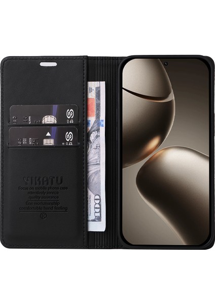 Xiaomi 15T Pro Telefon Kılıfı Manyetik Kapatma Pu Deri Kılıf (Yurt Dışından) fiyatları