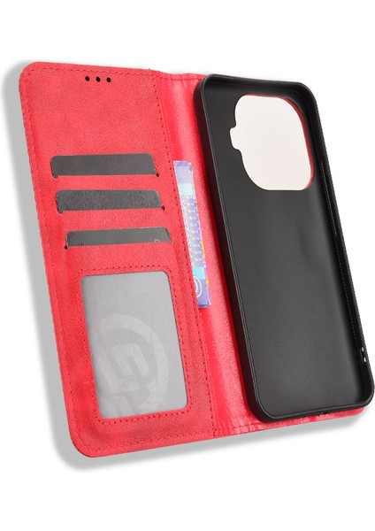 Xiaomi 15T Pro Deri Kılıf Cüzdan Standı Retro Doku Telefon Kılıfı (Yurt Dışından) indirimleri