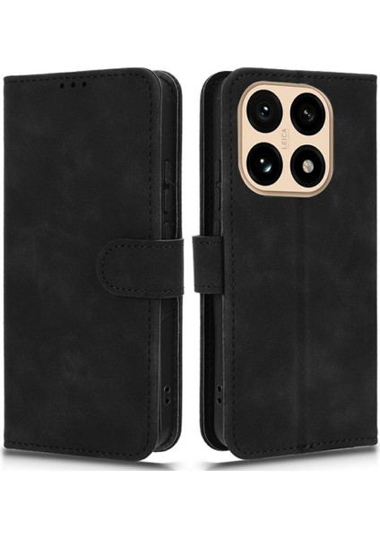 Xiaomi 15T Deri Kılıf Cilt Hissi Düşmeye Karşı Dayanıklı Cüzdan Kapaklı Telefon Kılıfı (Yurt Dışından)