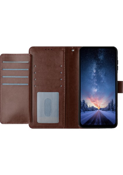 Xiaomi 15T Cüzdan Telefon Kılıfı Standı Pu Deri Folio Kapak 8 Kart Yuvası ile (Yurt Dışından) fırsatları