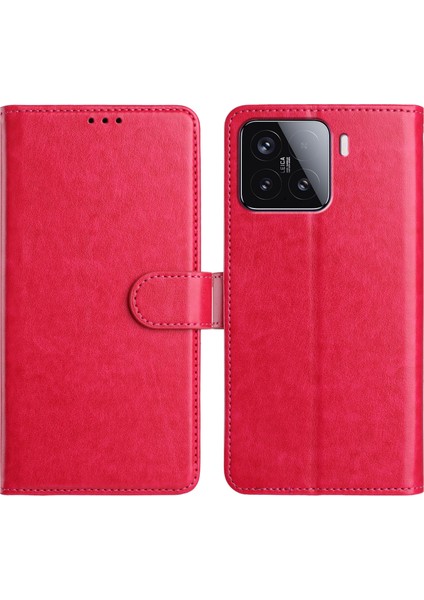Xiaomi 15T Cüzdan Telefon Kılıfı Standı Pu Deri Folio Kapak 8 Kart Yuvası ile (Yurt Dışından)