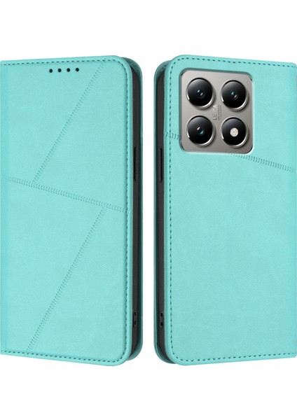 Xiaomi 15T Cüzdan Kılıf Manyetik Kapatmalı Deri Kapaklı Telefon Kılıfı ve Standı (Yurt Dışından)