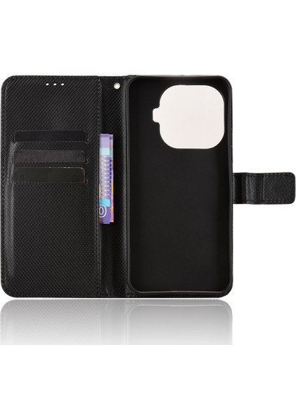 Xiaomi 15T Pro Deri Cüzdan Kılıf ve Kayışlı Dokulu Telefon Kılıfı (Yurt Dışından) fiyatları