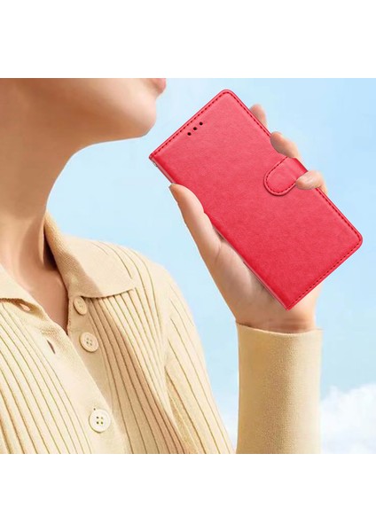 Xiaomi 15T Deri Kılıf Cüzdan Standlı Telefon Kılıfı ve Kullanışlı Kayış (Yurt Dışından) indirimleri