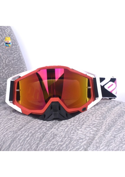 Kross Motosiklet Gözlükleri Açık Bisiklet Gözlükleri Kayak Kask Gözlükleri (Yurt Dışından)