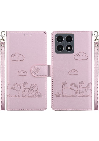 Xiaomi 15T Rfıd Engelleme Tpu + Pu Deri Telefon Kılıfı ve Bilek Kayışı (Yurt Dışından)