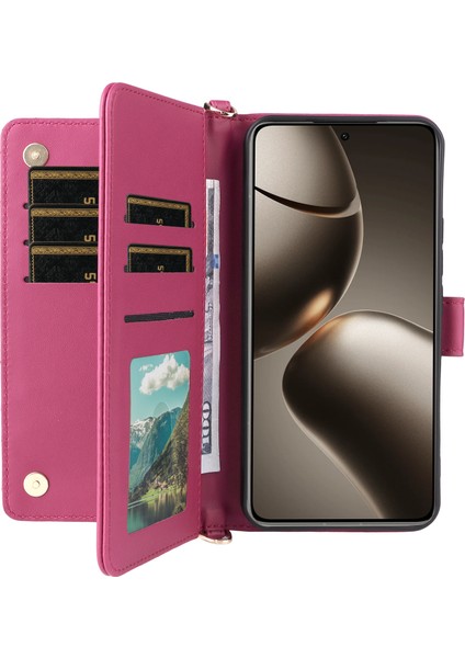 Xiaomi 15T Stand Cüzdan Deri Telefon Kılıfı ve Kayışları (Yurt Dışından) fiyatları