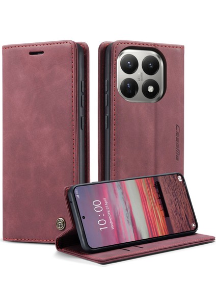 Xiaomi 15T Cüzdan Kılıfı Pu Deri Telefon Kılıfı Için (Yurt Dışından)