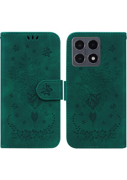 Xiaomi 15T Pu Deri Cüzdan Telefon Kılıfı ve Kayışı (Yurt Dışından)