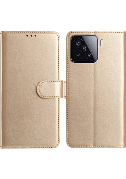 Xiaomi 15T Pro Cüzdan Telefon Kılıfı Standı Pu Deri Folio Kapak 8 Kart Yuvası ile (Yurt Dışından)