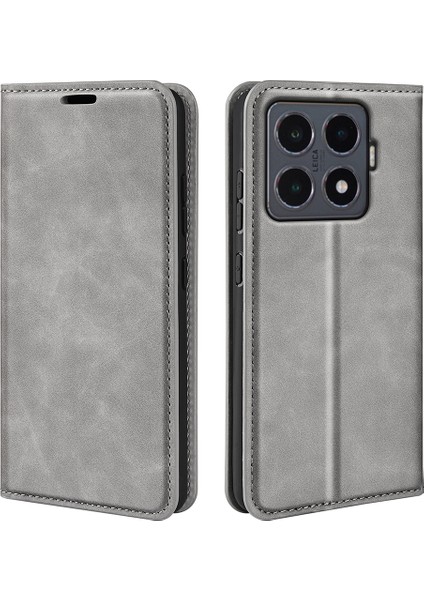 Xiaomi 15T Pro Skin Touch Deri Cüzdan Telefon Kılıfı Için (Yurt Dışından)