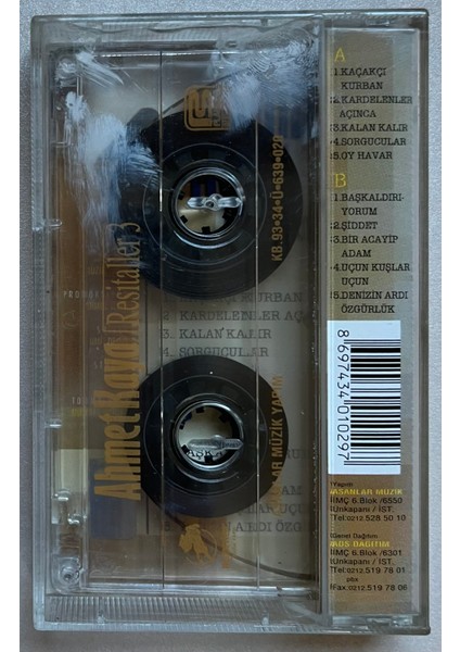 Ahmet Kaya Resitaller 3 Kaset (Orijinal Dönem Baskı Kaset) fiyatları