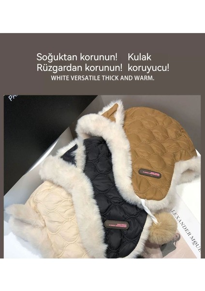 Kalınlaşmış, Kadifeli, Sıcak Tutan Bisiklet Için Soğuktan Koruyan Şapka (Yurt Dışından) fırsatları