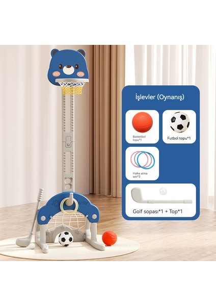 Futbol Basketbol Kaldırılabilir Çok Amaçlı Top Standı (Yurt Dışından)