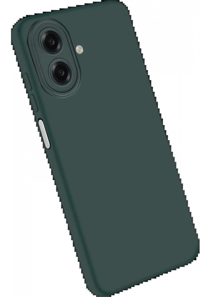 Samsung Galaxy A07 First Silikon - Koyu Yeşil