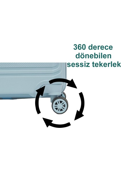 ☾ ✩ 𝐓𝐔̈𝐑𝐊 𝐘𝐈𝐋𝐃𝐈𝐙𝐈 ☾ ✩ Travel Polo Esnek Kauçuk Üstün Kaliteli Kabin Küçük Boy Valiz 𝟓𝟓 𝐜𝐦 fırsatları