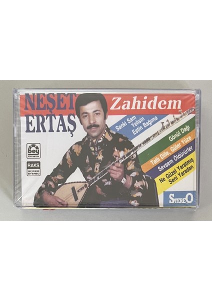 Neşet Ertaş Zahidem Kaset (Jelatininde Sıfır Orijnal 1990 Dönem Baskı Kaset)