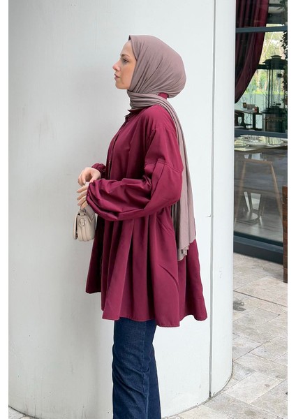 Lopez Balon Kol Tunik Bordo fiyatları