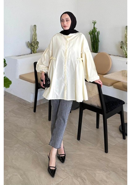 Lopez Balon Kol Tunik Sarı