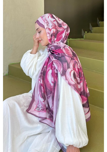 Çiçek Desen Pamuk Şal Gül fırsatları