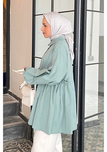 Lopez Balon Kol Tunik Çağla Yeşili fiyatları