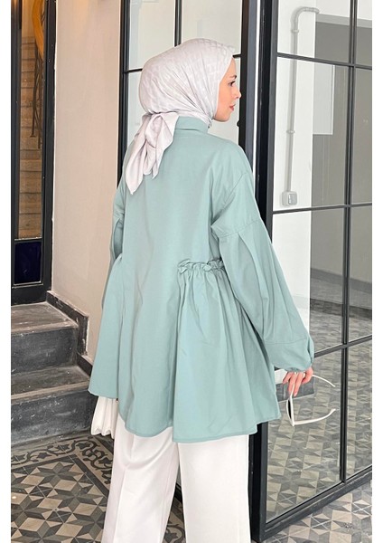 Lopez Balon Kol Tunik Çağla Yeşili fırsatları