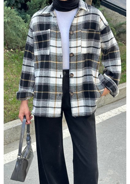 Çift Cepli Oduncu Gömlek Siyah modelleri