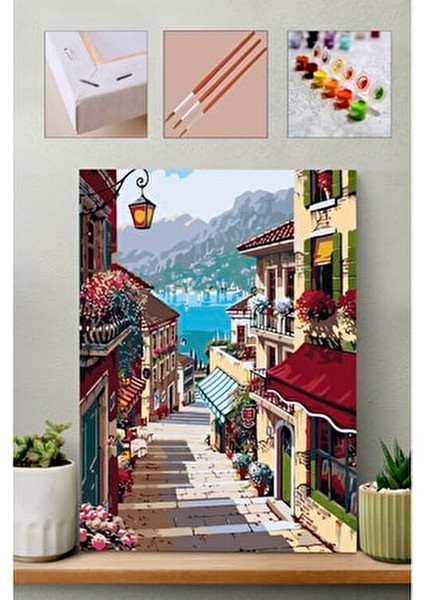 Sayılarla Boyama Seti Liman 40x50 cm Akrilik Boyalar ve Fırçalar ile Sanatınızı Yaratın indirimleri