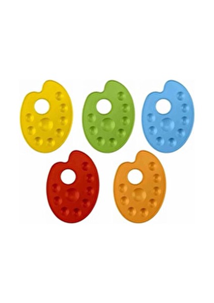 BR-288 Resim Paleti Renkli 19x14 cm Sanatçılar İçin Rahat Kullanım Sunar indirimleri