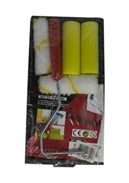 Boya Tavalı Karma Rulo Seti Sarı Renkli Yüksek Kalite 2 Rulo ve 1 Fırça İçerir fiyatları