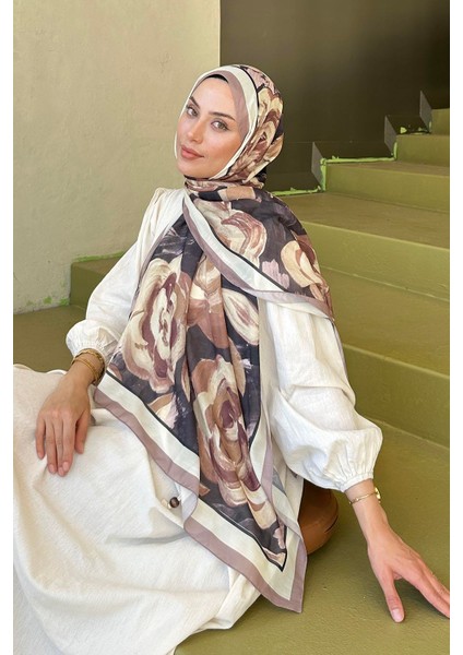 Çiçek Desen Pamuk Şal Toprak fiyatları