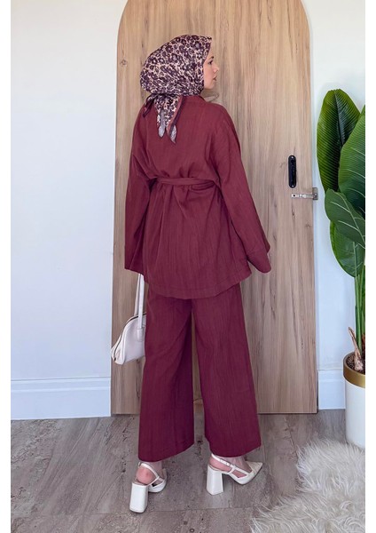 Kimono Tesettür Takım Kiremit fırsatları