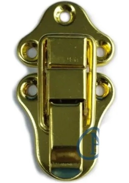 Sandık, Kutu Klipsi, Ön Kilidi - 72X40MM, Altın, 100 Adet