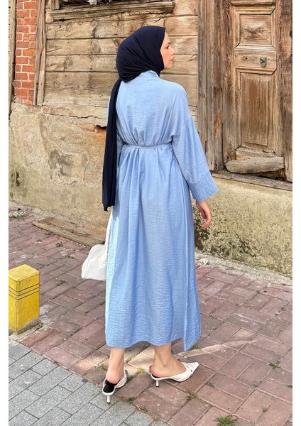 Pat Detaylı Elbise Bebe Mavisi fırsatları
