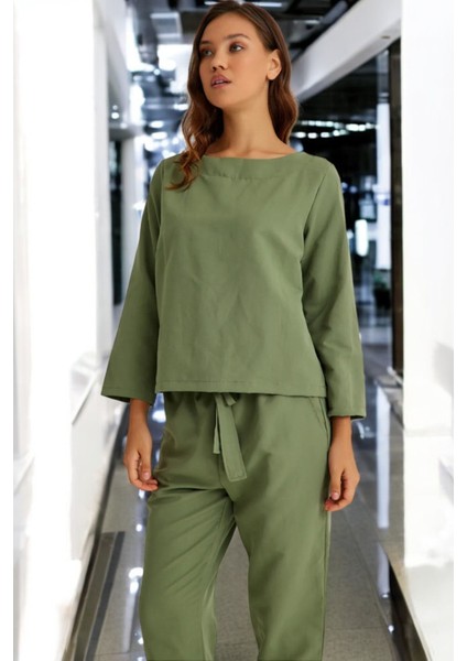 Kemerli Alt Üst Keten Takım indirimleri