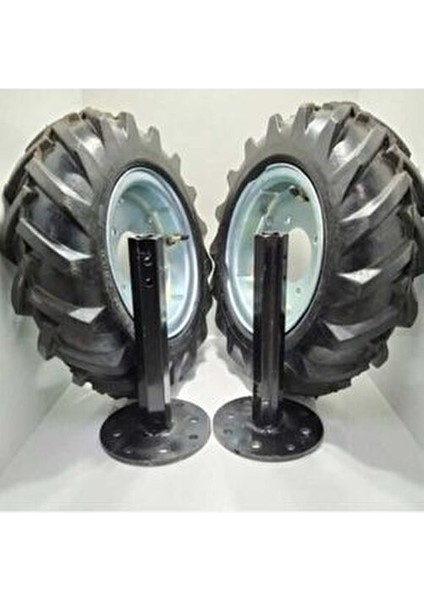 Çapa Makinası Aks Teker Takımı 400/8 27 mm Kauçuk Tekerler ile Güçlü Performans fiyatları