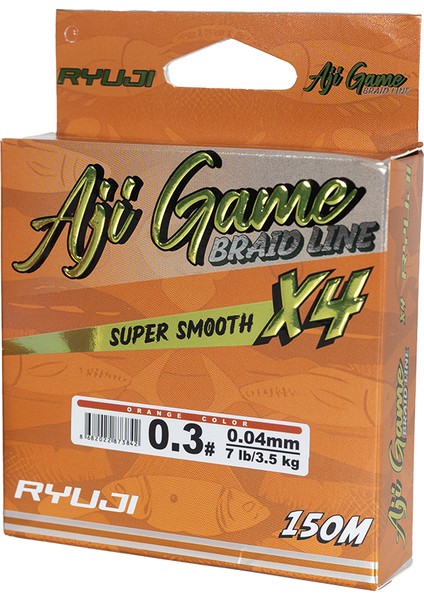 Ajı Game 4x, 0.02MM 150M, Orange Ip Mısına