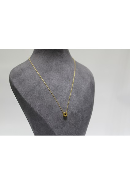 14 Ayar Altın O Harfi Kolye Zinciriyle Beraber fırsatları