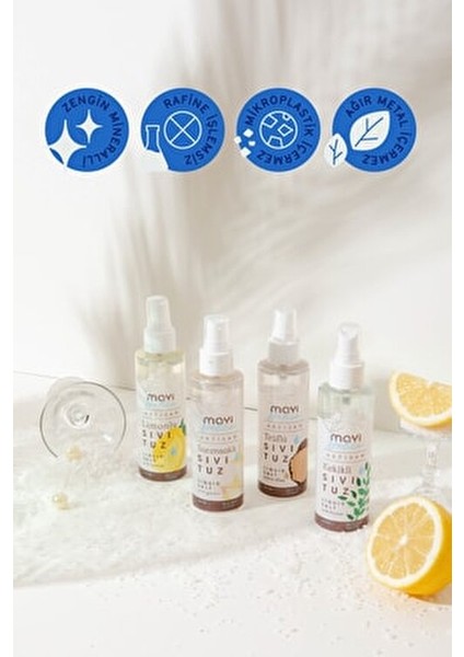 Mayi Artisan Sıvı Tuz Karışımı 150 ml Limon, Kekik, Sarımsak ve Trüf Aromalı fiyatları