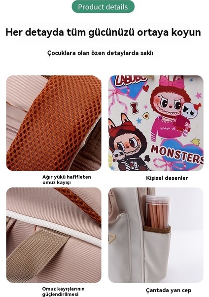 Çocuk Karikatür Hafif Sırt Çantası,anaokulu Öğrencileri Okul Çantası,omurga Koruyucu Baskılı Kız Okul Çantası (Yurt Dışından) fırsatları